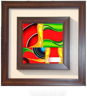 

Lila Painting DVL- S-1002 With Wooden Frame Canvas Art(12 inch X 12 inch)