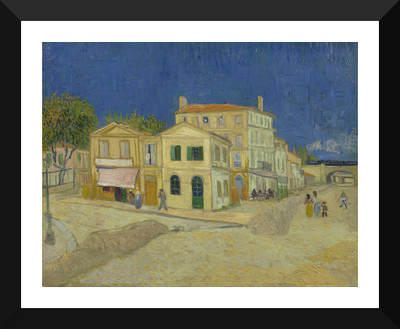 

Tallenge - Van Gogh - The Yellow House (The Street) - Framed A3 Size Poster Paper Print(17 inch X 12 inch, Framed)