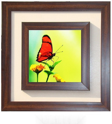 Lila Painting DVL- M- 376 With Wooden Frame Canvas Art(15 inch X 15 inch)