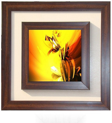 

Lila Painting DVL- L- 351 With Wooden Frame Canvas Art(18 inch X 18 inch)