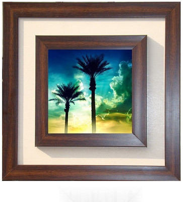 

Lila Painting DVL- L-1067 With Wooden Frame Canvas Art(18 inch X 18 inch)