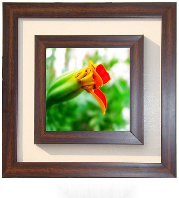 

Lila Painting DVL- M- 495 With Wooden Frame Canvas Art(15 inch X 15 inch)