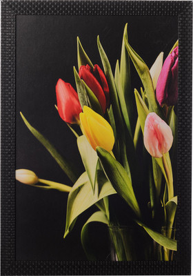 eCraftIndia Canvas 20 inch x 14 inch Painting(With Frame)