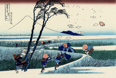 

Tallenge Japanese Art - Wind - Large Size Unframed Digital Art Print On Photographic Paper(24 inch X 16 inch, Rolled)