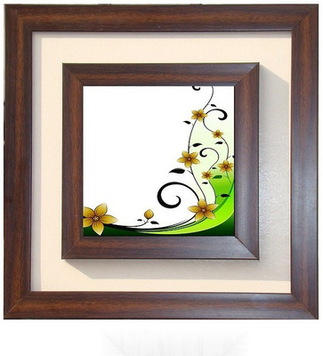 

Lila Painting DVL- M- 682 With Wooden Frame Canvas Art(15 inch X 15 inch)
