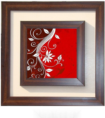 

Lila Painting DVL- S- 584 With Wooden Frame Canvas Art(12 inch X 12 inch)