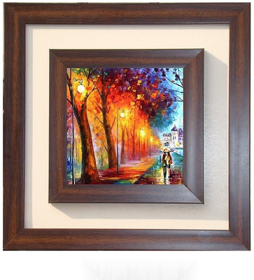

Lila Painting DVL- M-1046 With Wooden Frame Canvas Art(15 inch X 15 inch)