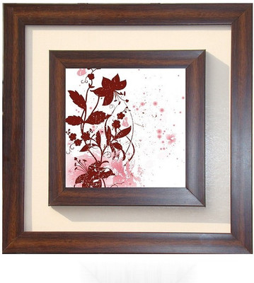 

Lila Painting DVL- L- 578 With Wooden Frame Canvas Art(18 inch X 18 inch)