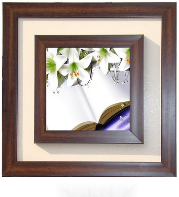Lila Painting DVL- M- 392 With Wooden Frame Canvas Art(15 inch X 15 inch)