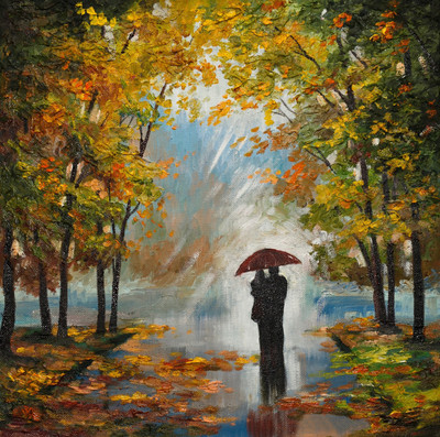 

Nature Painting Canvas Art(12 inch X 12 inch)