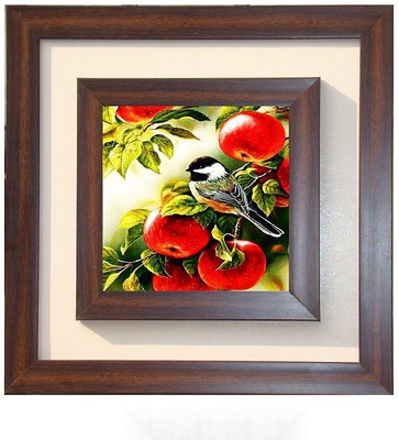 

Lila Painting DVL- S- 226 With Wooden Frame Canvas Art(12 inch X 12 inch)