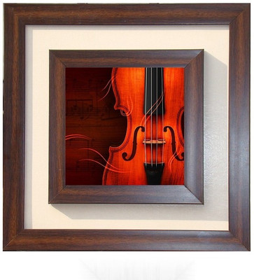

Lila Painting DVL- M- 281 With Wooden Frame Canvas Art(15 inch X 15 inch)