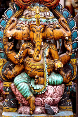 

Tallenge - Mahaganpati Vinayak - Ganesha Art Collection - Unframed Rolled Digital Art Print On Photographic Paper(24 inch X 16 inch, Rolled)