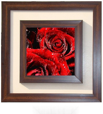 

Lila Painting DVL- S- 783 With Wooden Frame Canvas Art(12 inch X 12 inch)
