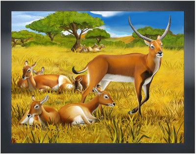 

Art Factory Animal Painting CF-1496(20x16) Canvas Art(16 inch X 20 inch)
