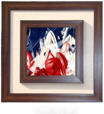 

Lila Painting DVL- S- 551 With Wooden Frame Canvas Art(12 inch X 12 inch)