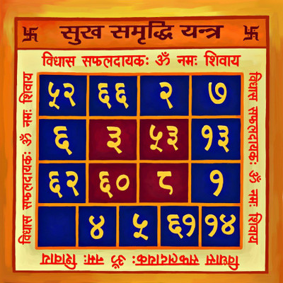 

Art Factory Sukh Samruddhi For Prosperity Cotton Yantra(Pack of 1)