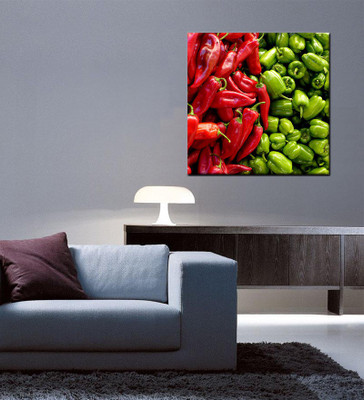 

Tallenge Christmas Collection - Chilli And Capsicum - Gallery Wrap Canvas Art(15 inch X 15 inch, Stretched)