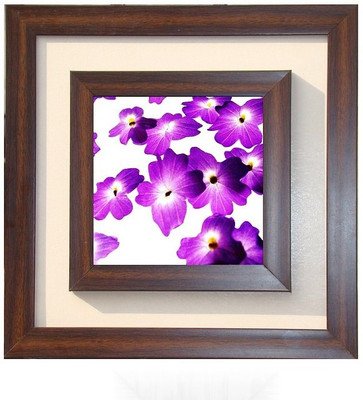 

Lila Painting DVL- S- 804 With Wooden Frame Canvas Art(12 inch X 12 inch)