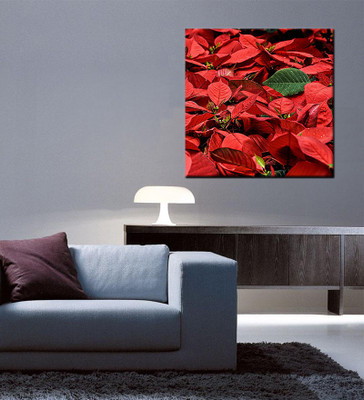 

Tallenge Christmas Collection - Leaves - Gallery Wrap Canvas Art(15 inch X 15 inch, Stretched)