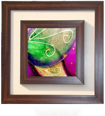 

Lila Painting DVL- M-1037 With Wooden Frame Canvas Art(15 inch X 15 inch)