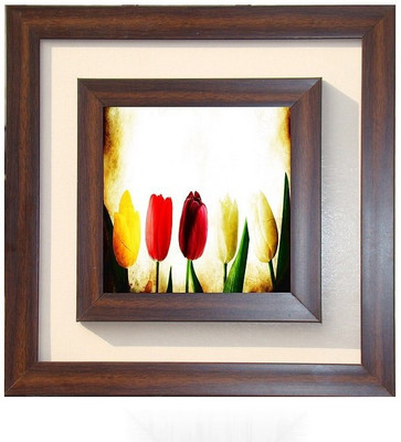

Lila Painting DVL- L- 424 With Wooden Frame Canvas Art(18 inch X 18 inch)
