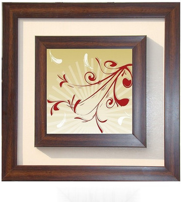 

Lila Painting DVL- M- 582 With Wooden Frame Canvas Art(15 inch X 15 inch)