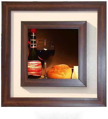 

Lila Painting DVL- M- 717 With Wooden Frame Canvas Art(15 inch X 15 inch)