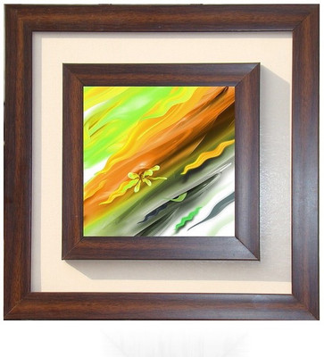 

Lila Painting DVL- S- 744 With Wooden Frame Canvas Art(12 inch X 12 inch)