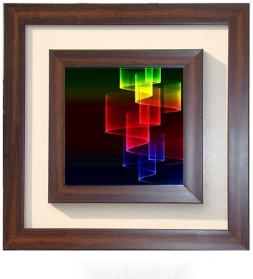 

Lila Painting DVL- L- 799 With Wooden Frame Canvas Art(18 inch X 18 inch)