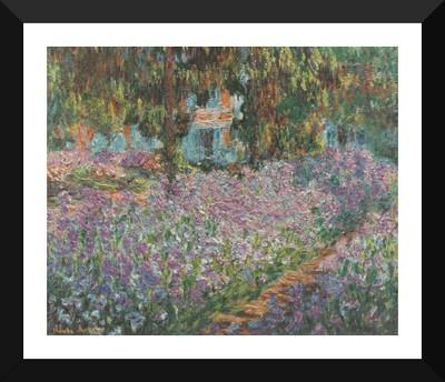 

Tallenge - Claude Monet - The Artist's Garden at Giverny - Framed A3 Size Poster Paper Print(17 inch X 12 inch, Framed)