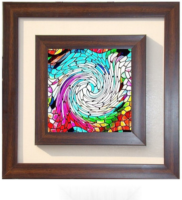

Lila Painting DVL- M- 831 With Wooden Frame Canvas Art(15 inch X 15 inch)