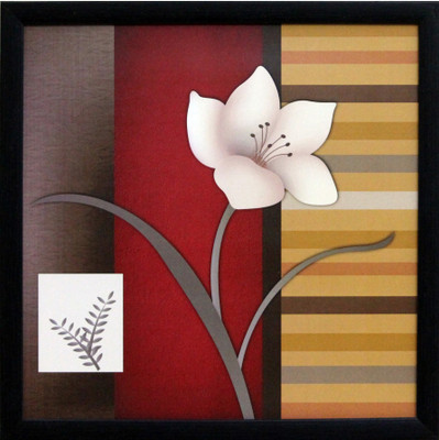 

Abstract Flower Fine Art Print(11 inch X 11 inch, Framed)