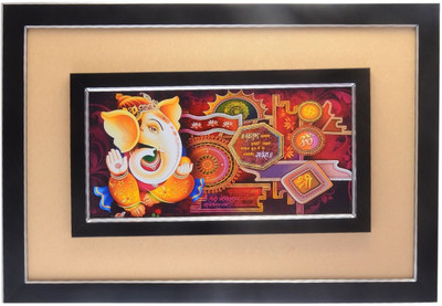 64% OFF on AapnoCrafts Beautiful Lord Ganesha Canvas 14 inch x 20 inch  Painting on Flipkart | PaisaWapas.com