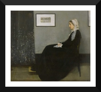 

Tallenge - James Abbott McNeill Whistler - Whistlers Mother - Framed A3 Size Poster Paper Print(17 inch X 12 inch, Framed)