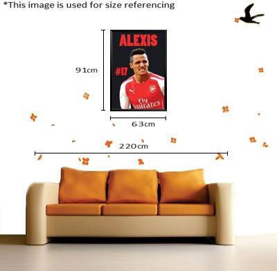 Paintcollar Alexis Sanchez L Canvas Painting(36 inch x 24 inch) available at flipkart for Rs.8499