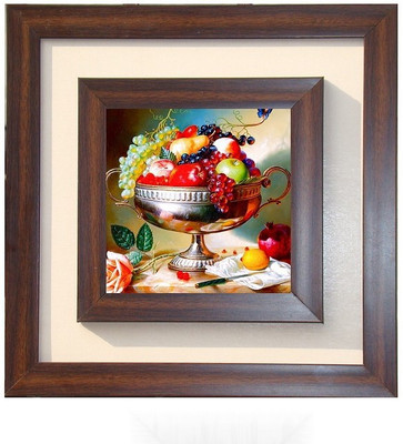 

Lila Painting DVL- M-1063 With Wooden Frame Canvas Art(15 inch X 15 inch)