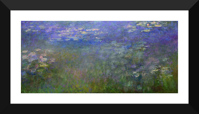 

Tallenge - Claude Monet - Water Lilies - Framed A3 Size Poster Paper Print(17 inch X 12 inch, Framed)