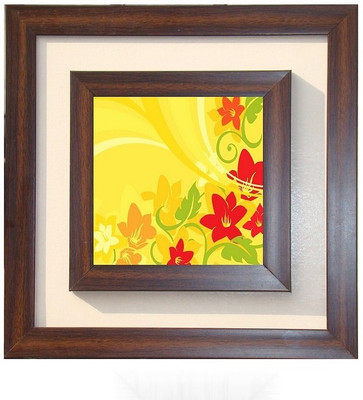 

Lila Painting DVL- M- 570 With Wooden Frame Canvas Art(15 inch X 15 inch)