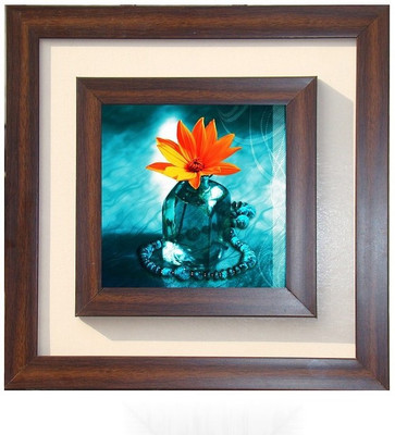 

Lila Painting DVL- M- 291 With Wooden Frame Canvas Art(15 inch X 15 inch)
