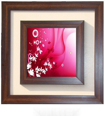 

Lila Painting DVL- L- 577 With Wooden Frame Canvas Art(18 inch X 18 inch)