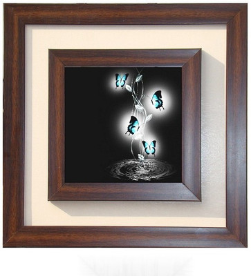 

Lila Painting DVL- L- 390 With Wooden Frame Canvas Art(18 inch X 18 inch)