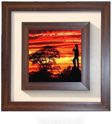 

Lila Painting DVL- M- 770 With Wooden Frame Canvas Art(15 inch X 15 inch)