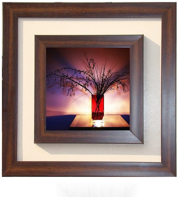 

Lila Painting DVL- L- 670 With Wooden Frame Canvas Art(18 inch X 18 inch)
