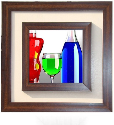 

Lila Painting DVL- S- 697 With Wooden Frame Canvas Art(12 inch X 12 inch)