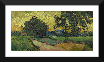 

Tallenge - Van Gogh - Landscape at Twilight - Framed A3 Size Poster Paper Print(17 inch X 12 inch, Framed)