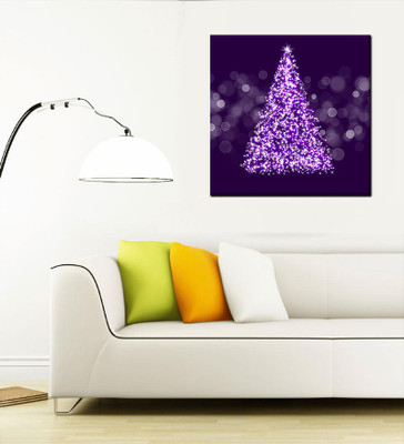

Tallenge Christmas Collection - Sparkling Christmas Tree - Gallery Wrap Canvas Art(15 inch X 15 inch, Stretched)