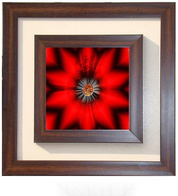 

Lila Painting DVL- S- 626 With Wooden Frame Canvas Art(12 inch X 12 inch)