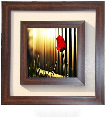 

Lila Painting DVL- L- 398 With Wooden Frame Canvas Art(18 inch X 18 inch)