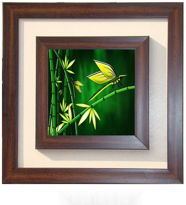 

Lila Painting DVL- L- 206 With Wooden Frame Canvas Art(18 inch X 18 inch)